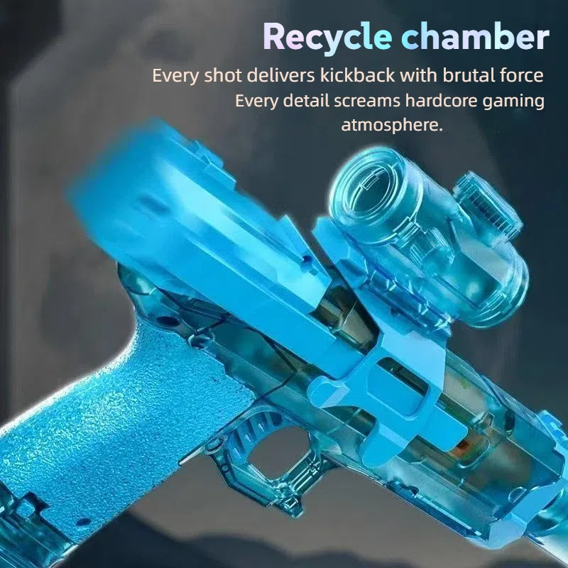 Firelight Ice Mouse Blast Electric Water Gun Toy - Automatic Spraying, High Pressure, Powerful, Long Range, Latest Model